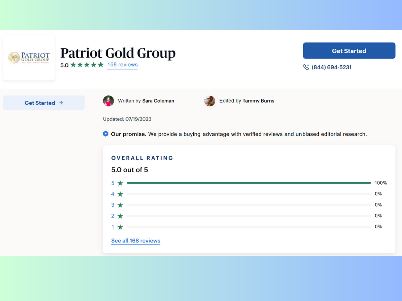 patriot gold group reviews